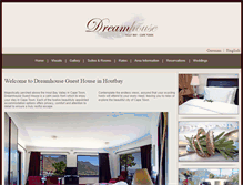 Tablet Screenshot of dreamguesthouse.co.za